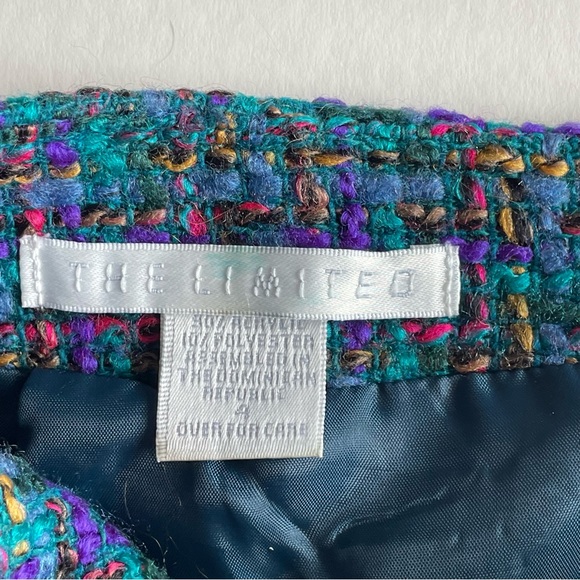 Vintage Colourful Tweed Skirt - Picture 3 of 7